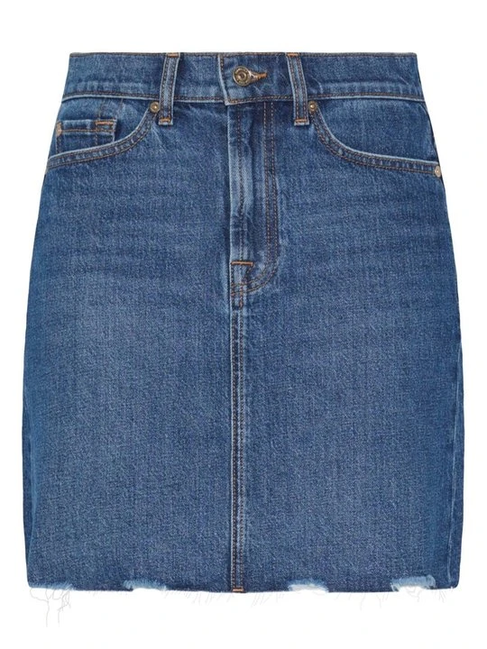 Zdjęcie produktu Spódnica jeansowa 7 For All Mankind granatowy