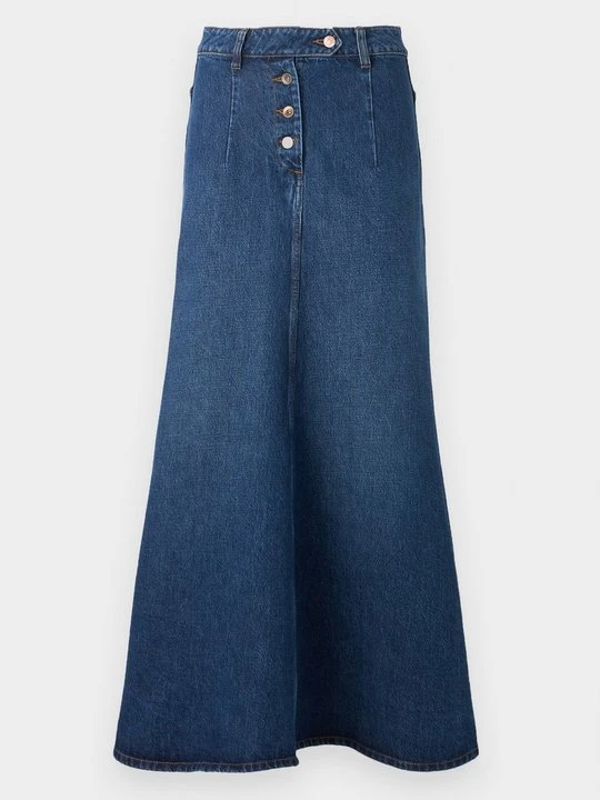 Zdjęcie produktu Spódnica jeansowa A.W.A.K.E. MODE niebieski denim