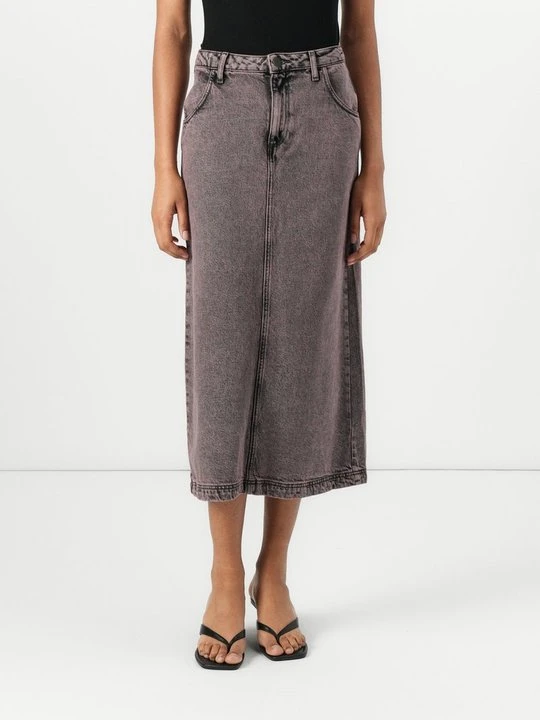 Zdjęcie produktu Spódnica jeansowa American Vintage fioletowy