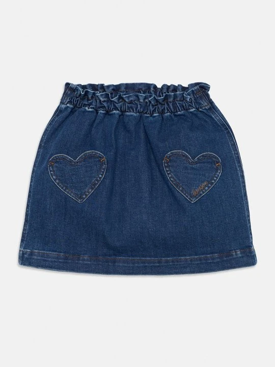 Zdjęcie produktu Spódnica jeansowa Bonton niebieski denim