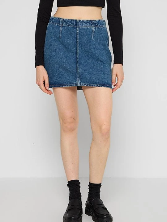 Zdjęcie produktu Spódnica jeansowa Calvin Klein Jeans niebieski