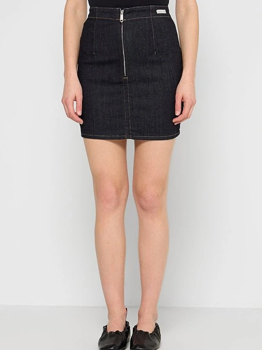 Zdjęcie produktu Spódnica jeansowa Calvin Klein Jeans czarny