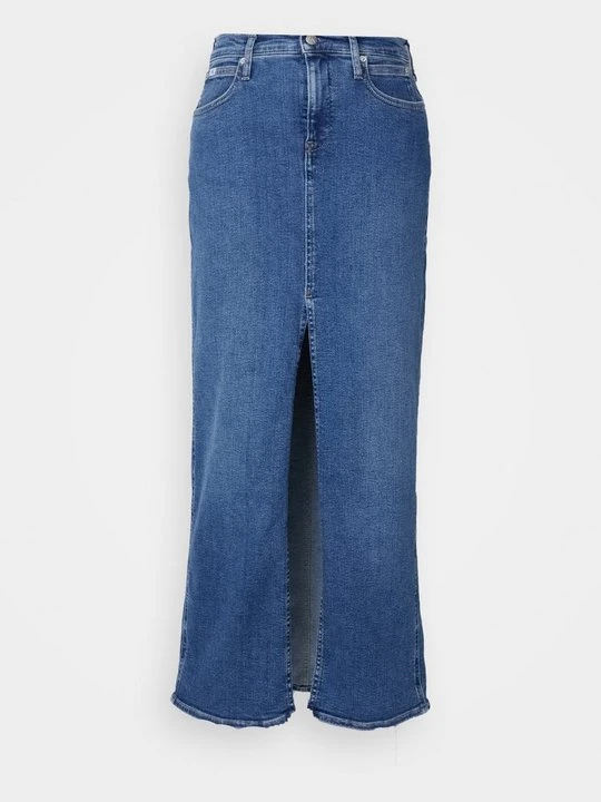 Zdjęcie produktu Spódnica jeansowa Calvin Klein Jeans niebieski denim