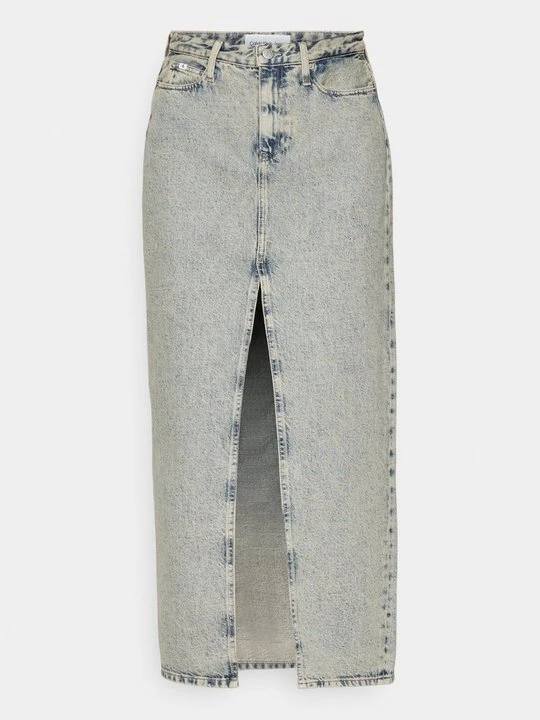 Zdjęcie produktu Spódnica jeansowa Calvin Klein Jeans niebieski denim