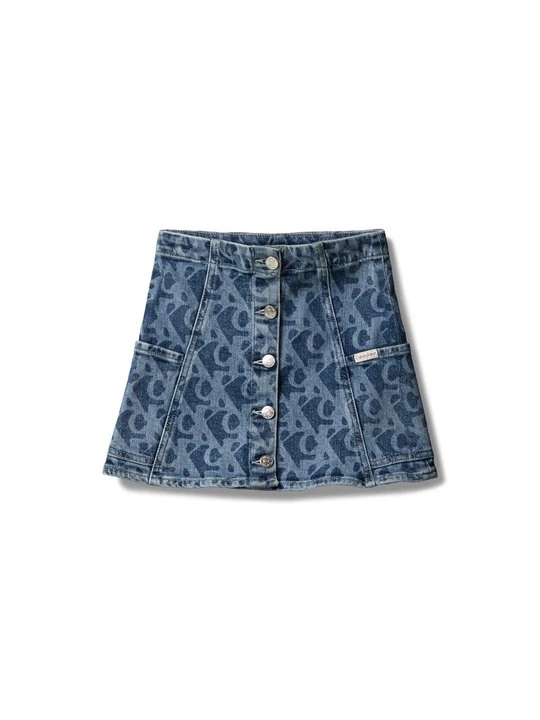Zdjęcie produktu Spódnica jeansowa Calvin Klein Jeans jasnoniebieski denim