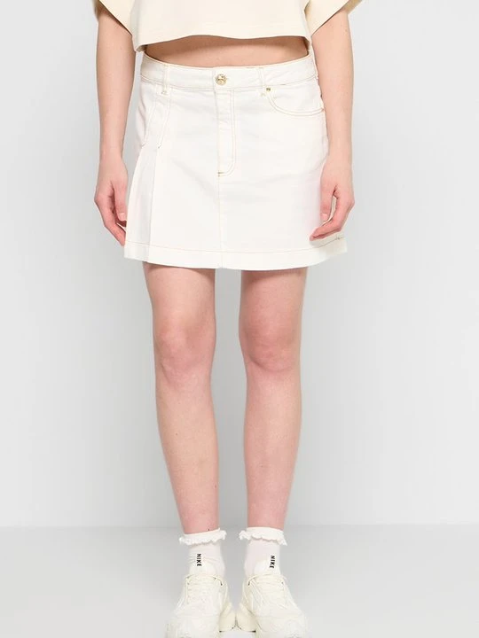 Zdjęcie produktu Spódnica jeansowa Chiara Ferragni biały