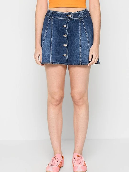 Zdjęcie produktu Spódnica jeansowa Chiara Ferragni błękit królewski