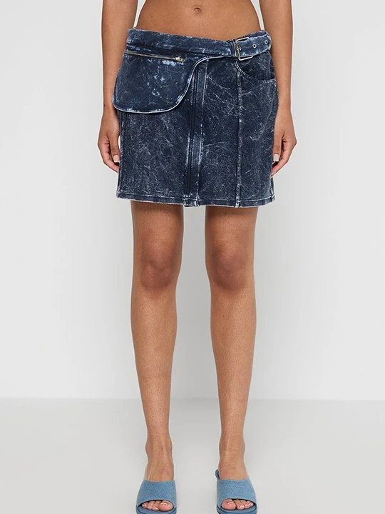 Zdjęcie produktu Spódnica jeansowa Desigual granatowy