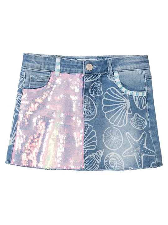 Zdjęcie produktu Spódnica jeansowa Desigual niebieski