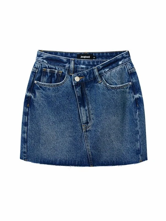 Zdjęcie produktu Spódnica jeansowa Desigual niebieski denim