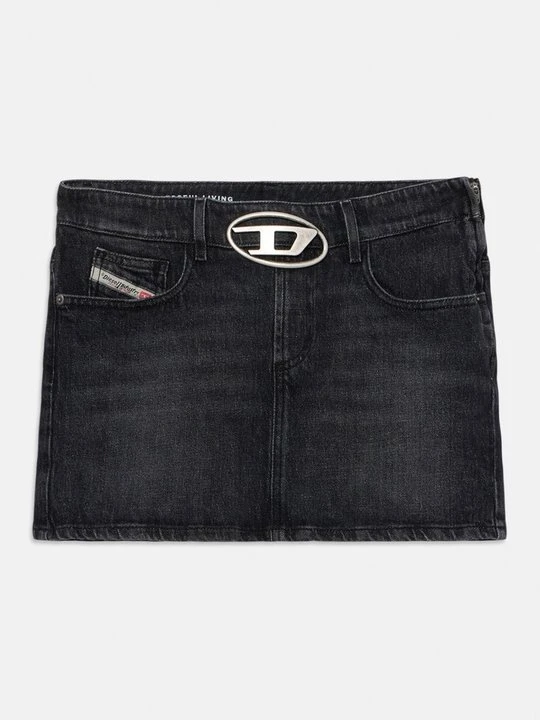 Zdjęcie produktu Spódnica jeansowa Diesel czarny