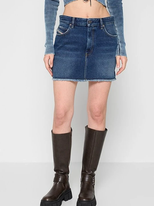 Zdjęcie produktu Spódnica jeansowa Diesel niebieski denim