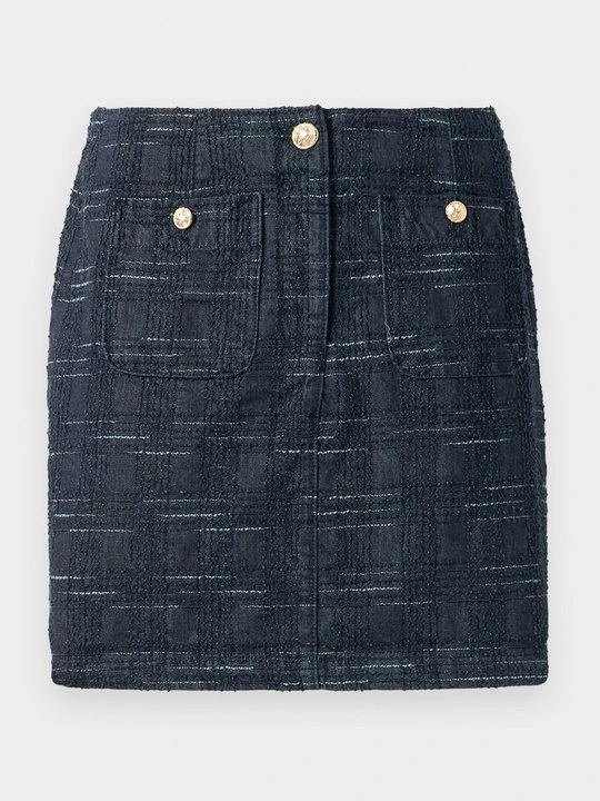 Zdjęcie produktu Spódnica jeansowa Emporio Armani granatowy melanż