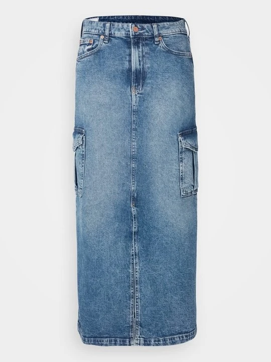 Zdjęcie produktu Spódnica jeansowa GAP niebieski denim