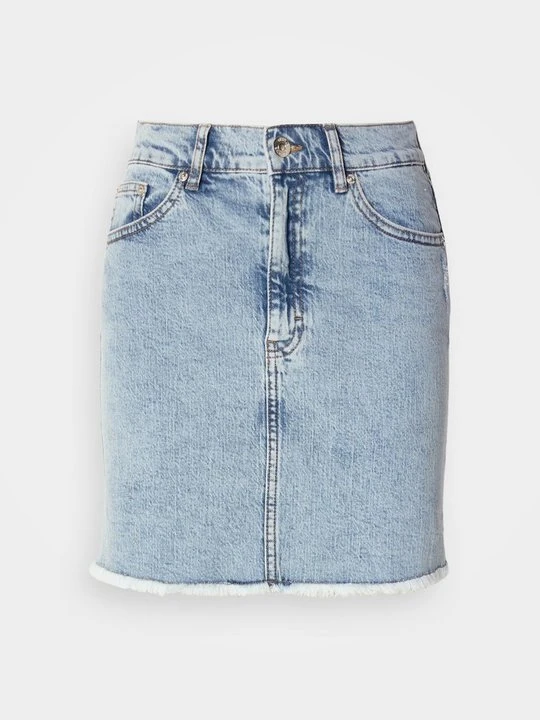 Zdjęcie produktu Spódnica jeansowa Gestuz jasnoniebieski denim