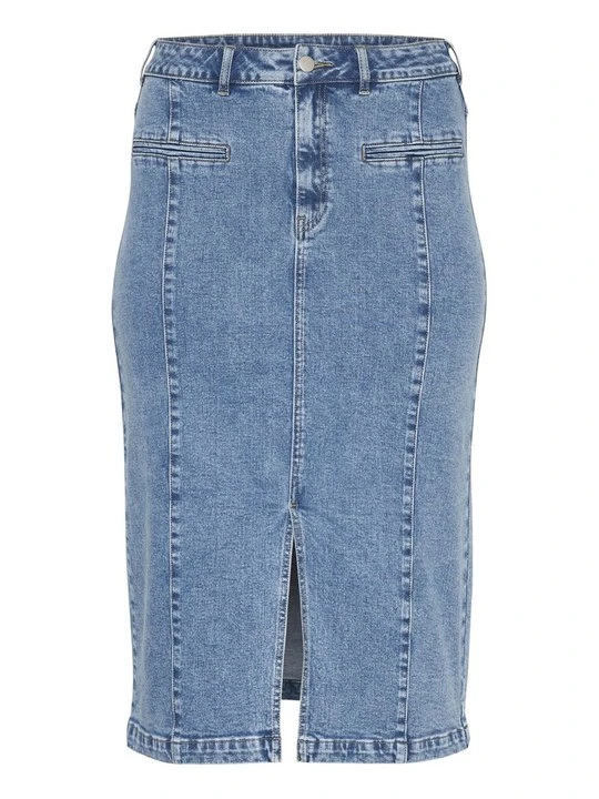 Zdjęcie produktu Spódnica jeansowa Kaffe niebieski denim