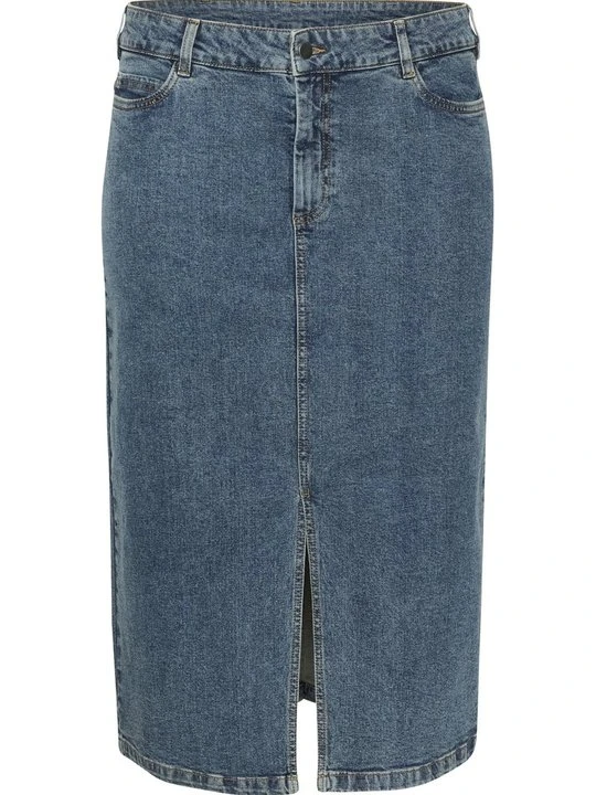 Zdjęcie produktu Spódnica jeansowa Kaffe niebieski denim