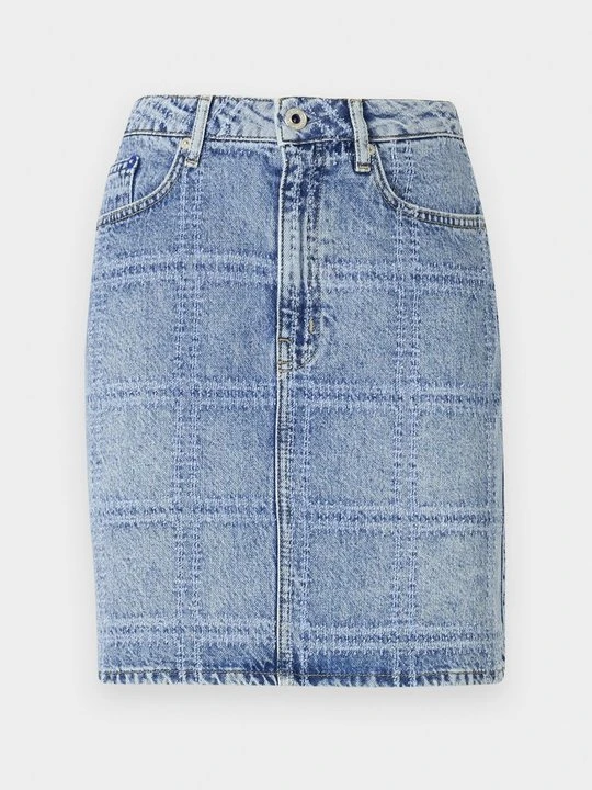 Zdjęcie produktu Spódnica jeansowa KARL LAGERFELD niebieski denim