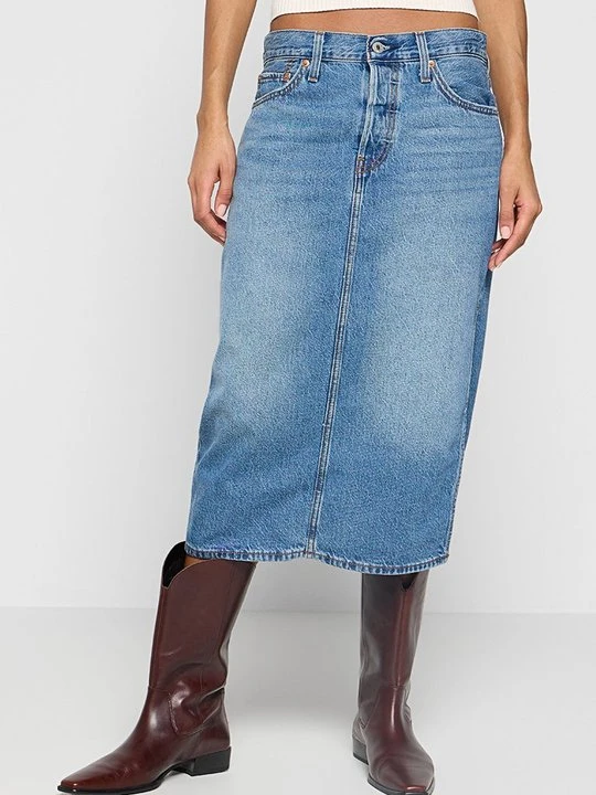 Zdjęcie produktu Spódnica jeansowa Levi's niebieski