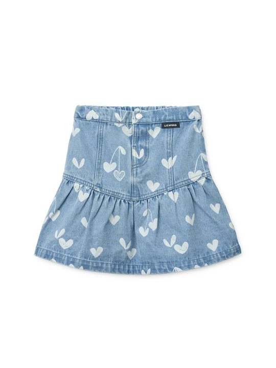 Zdjęcie produktu Spódnica jeansowa Liewood niebieski denim