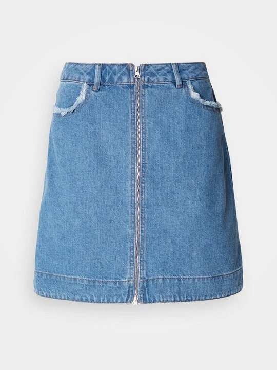 Zdjęcie produktu Spódnica jeansowa Mads Nørgaard niebieski denim