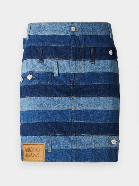 Zdjęcie produktu Spódnica jeansowa MOSCHINO niebieski denim