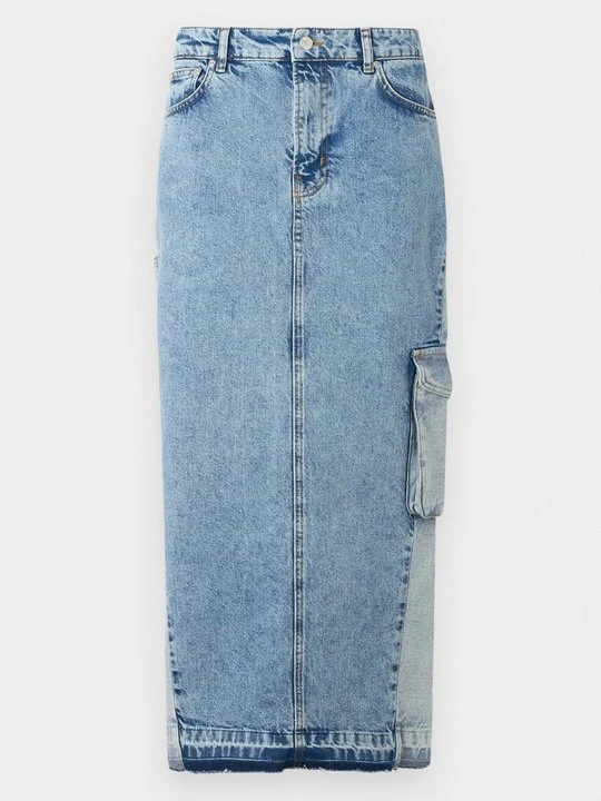 Zdjęcie produktu Spódnica jeansowa MOSCHINO jasnoniebieski