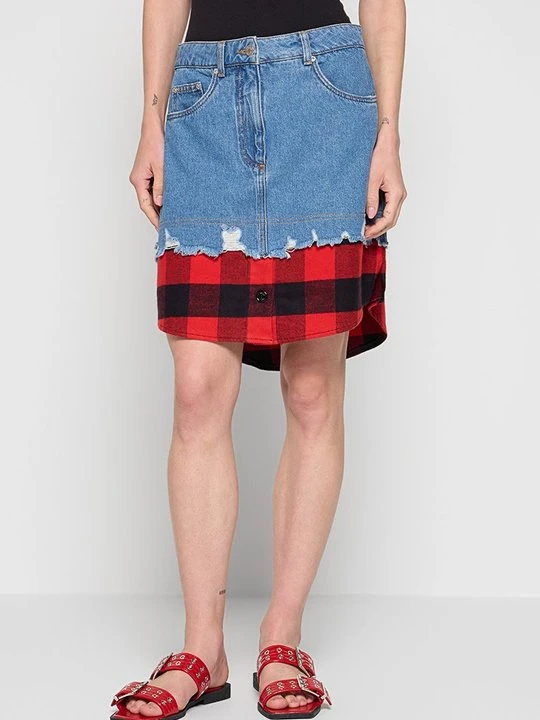 Zdjęcie produktu Spódnica jeansowa MOSCHINO niebieski