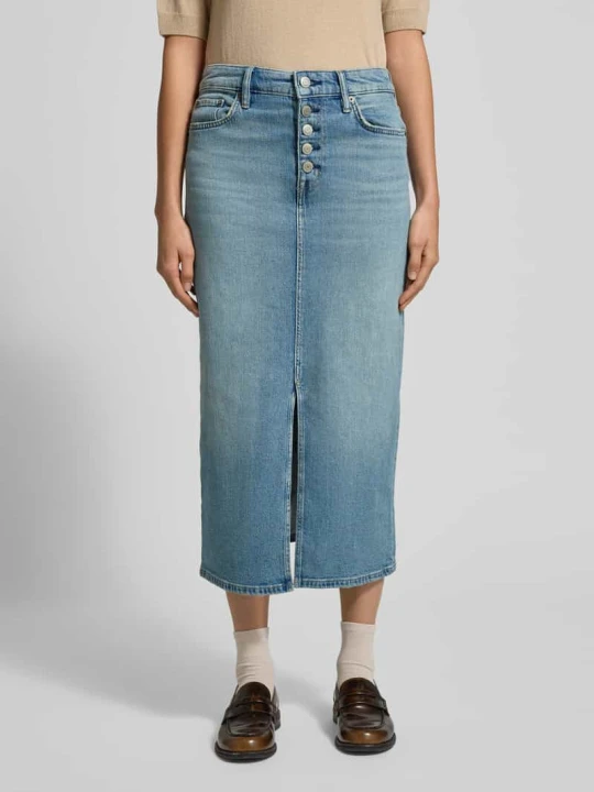 Zdjęcie produktu Spódnica jeansowa o długości midi Lauren Ralph Lauren Jeansowy niebieski