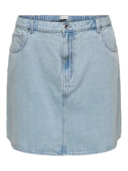 Zdjęcie produktu Spódnica jeansowa ONLY Carmakoma jasnoniebieski denim