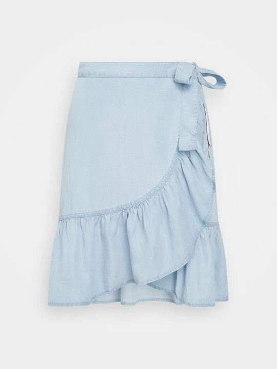 Zdjęcie produktu Spódnica jeansowa Pieces jasnoniebieski denim
