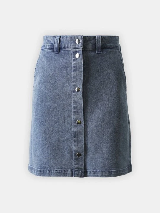 Zdjęcie produktu Spódnica jeansowa Pieces niebieski denim