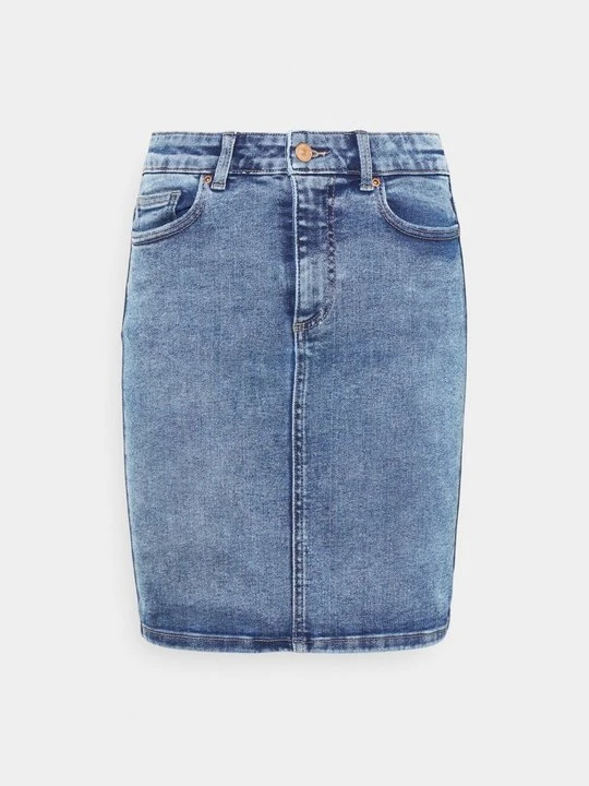 Zdjęcie produktu Spódnica jeansowa Pieces jasnoniebieski denim