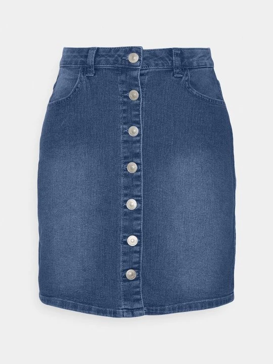 Zdjęcie produktu Spódnica jeansowa Pieces niebieski denim