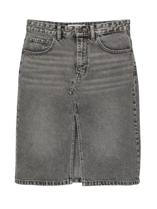 Zdjęcie produktu Spódnica jeansowa PULL&BEAR szary
