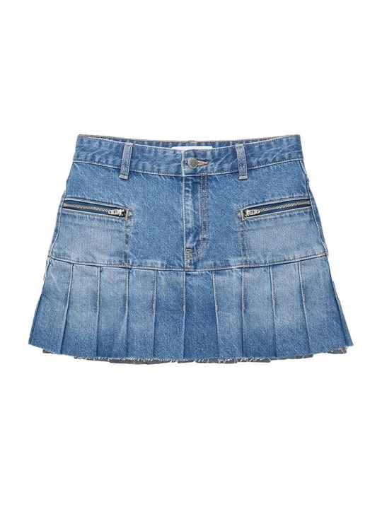 Zdjęcie produktu Spódnica jeansowa PULL&BEAR niebieski denim