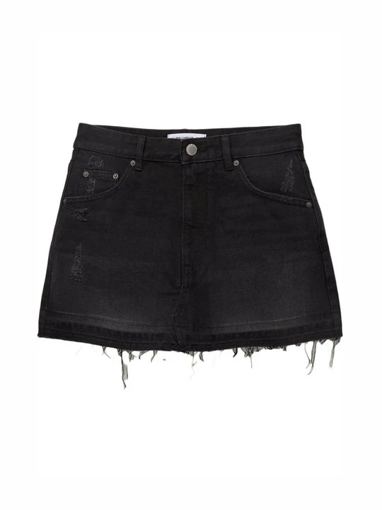 Zdjęcie produktu Spódnica jeansowa PULL&BEAR czarny