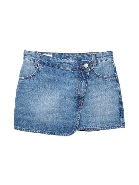 Zdjęcie produktu Spódnica jeansowa PULL&BEAR niebieski denim