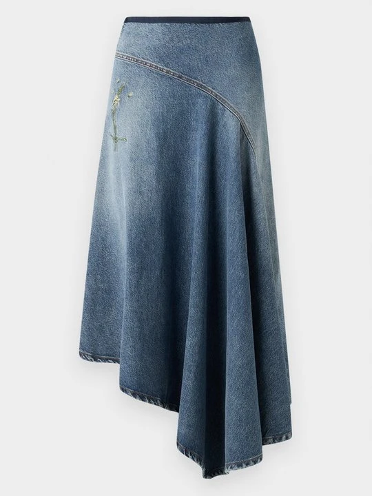 Zdjęcie produktu Spódnica jeansowa Rodebjer niebieski denim