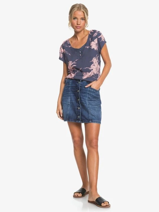 Zdjęcie produktu Spódnica jeansowa Roxy niebieski