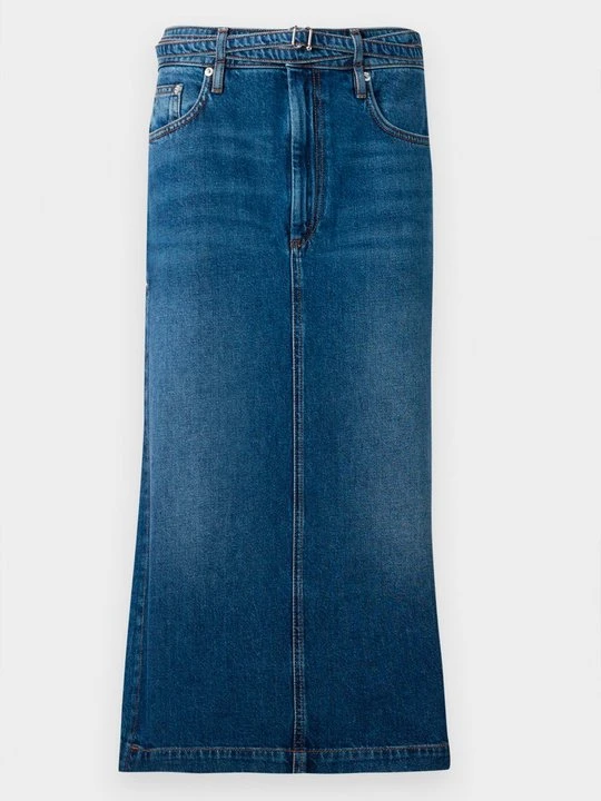 Zdjęcie produktu Spódnica jeansowa SPORTMAX granatowy