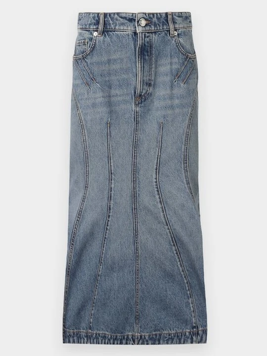 Zdjęcie produktu Spódnica jeansowa SPORTMAX niebieski