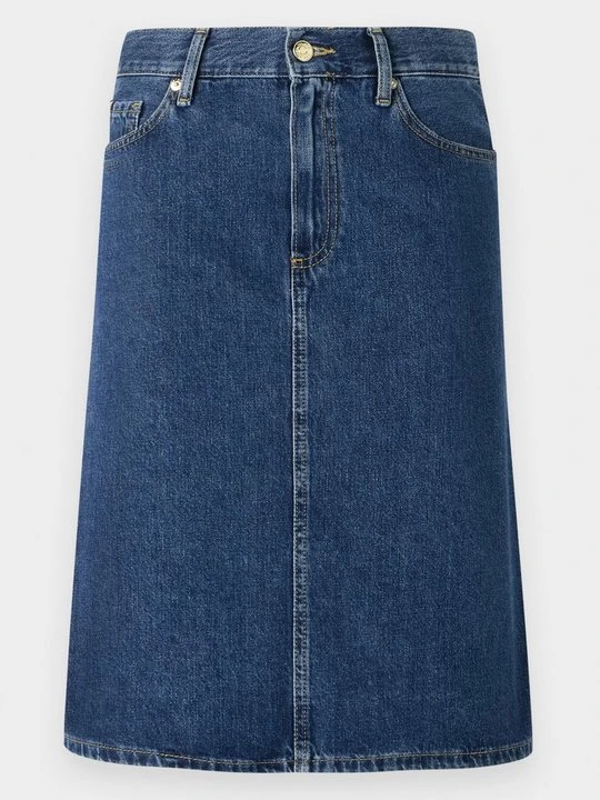 Zdjęcie produktu Spódnica jeansowa Tommy Hilfiger ciemnoniebieski