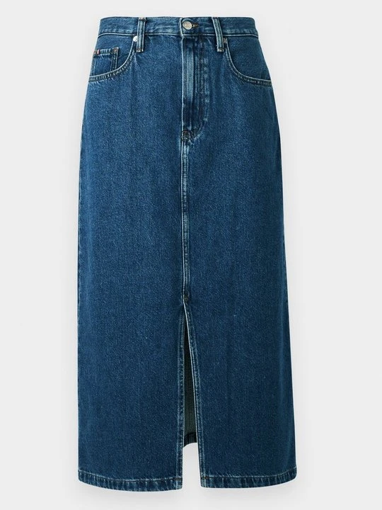 Zdjęcie produktu Spódnica jeansowa Tommy Hilfiger niebieski denim