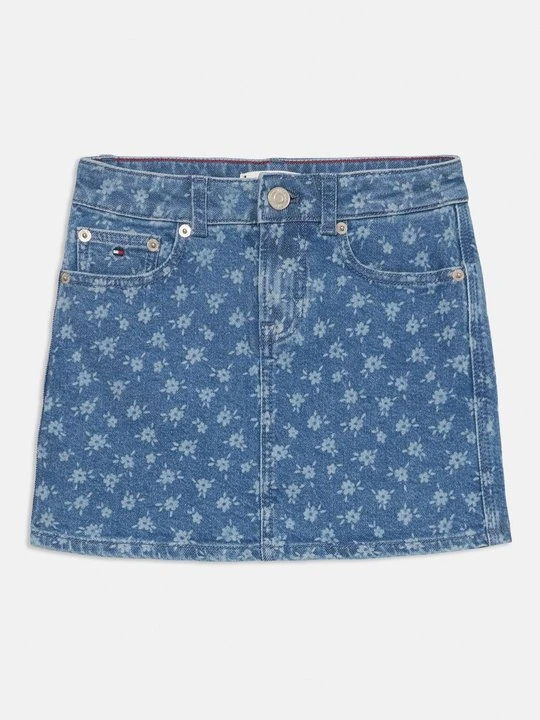 Zdjęcie produktu Spódnica jeansowa Tommy Hilfiger jasnoniebieski denim