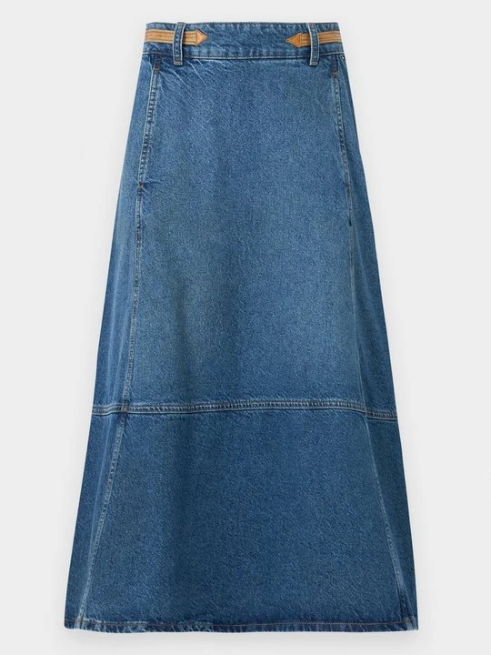 Zdjęcie produktu Spódnica jeansowa Tommy Hilfiger niebieski denim