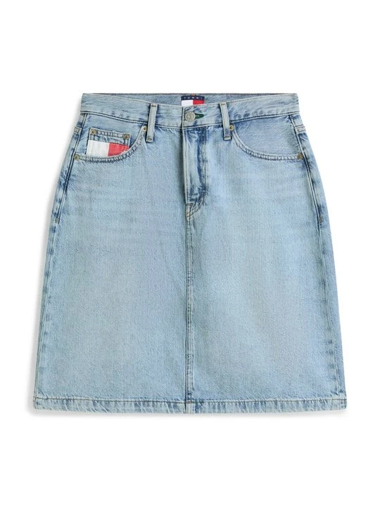 Zdjęcie produktu Spódnica jeansowa Tommy Jeans jasnoniebieski denim