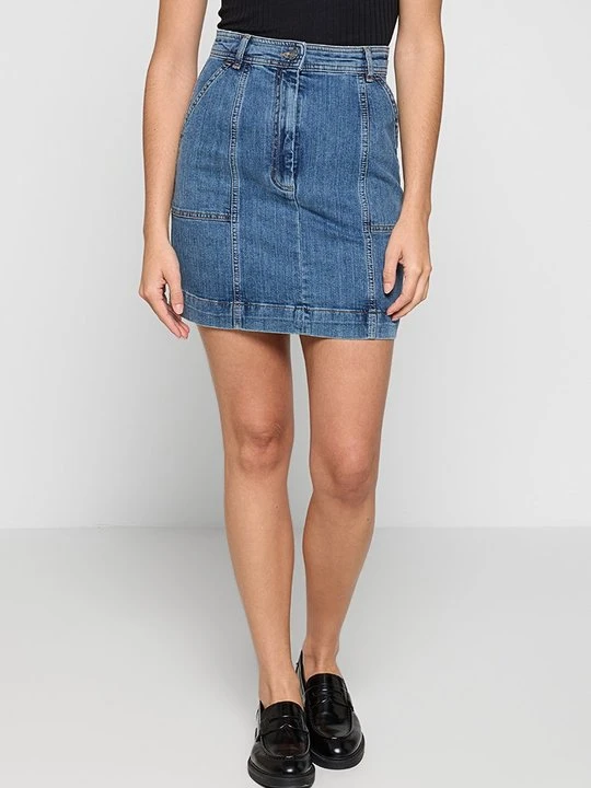 Zdjęcie produktu Spódnica jeansowa Vanessa Bruno niebieski denim