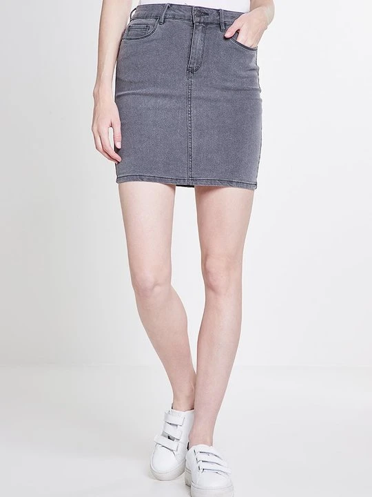 Zdjęcie produktu Spódnica jeansowa Vero Moda jasnoszary