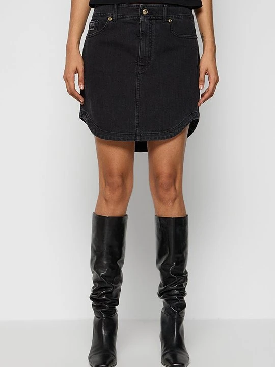 Zdjęcie produktu Spódnica jeansowa Versace Jeans Couture czarny